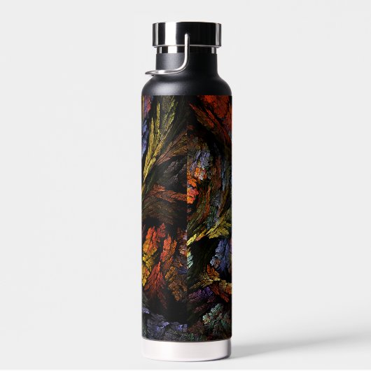 Abstracte kleurenharmonie waterfles (Rechts)