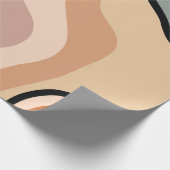 Abstracte kleurenillustratie cadeaupapier (Hoek)