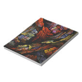 Abstracte kleureninkepingen voor harmonie notitieblok (Linkerzijde)