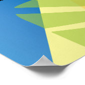 Abstracte kleureninkool poster (Hoek)