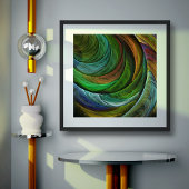 Abstracte kleurenkleur poster