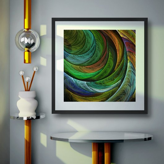 Abstracte kleurenkleur poster