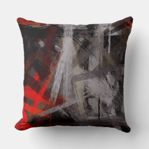 Abstracte kleurenkunst #17 kussen