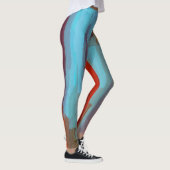 Abstracte kleurenkunst #21 leggings (Rechts)