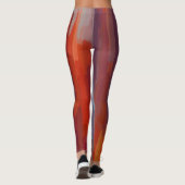 Abstracte kleurenkunst #21 leggings (Achterkant)