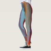 Abstracte kleurenkunst #21 leggings (Links)