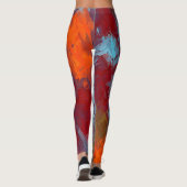 Abstracte kleurenkunst #22 leggings (Achterkant)