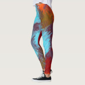Abstracte kleurenkunst #22 leggings (Links)