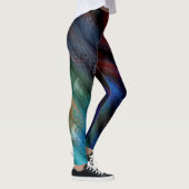 Abstracte kleurenkunst #43 leggings (Rechts)