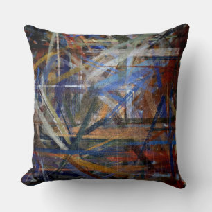 Abstracte kleurenkunst #55 kussen