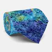 Abstracte kleurenkunst #58 stropdas (Opgerold)