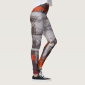 Abstracte kleurenkunst #5 leggings (Rechts)