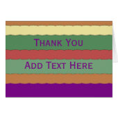 Abstracte kleurenlijnen, tekst bewerken (Voorkant Horizontaal)