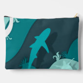 Abstracte kleurenmonogram voor haaien en schilden etui (Achterkant)