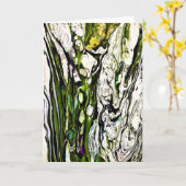 Abstracte kleurenonderzoek 26, kaart (Gele Bloem)