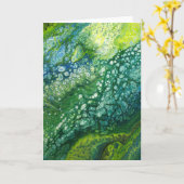 Abstracte kleurenonderzoek 307, kaart (Gele Bloem)