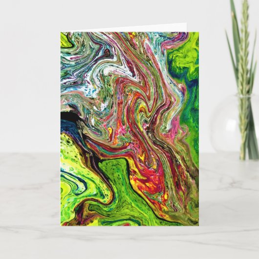 Abstracte kleurenonderzoek 52, kaart (Voorkant)