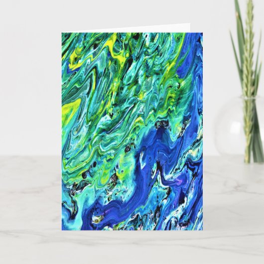Abstracte kleurenonderzoek 58, kaart (Voorkant)