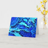 Abstracte kleurenonderzoek 59, kaart (Gele Bloem)