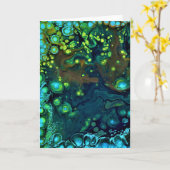 Abstracte kleurenonderzoek 6, kaart (Gele Bloem)