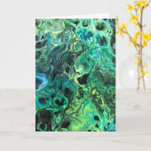 Abstracte kleurenonderzoek 82, kaart (Gele Bloem)