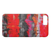 Abstracte kleurenpenseel Rustic Burlap #21 Case-Mate iPhone Case (Achterkant (Horizontaal))