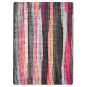 Abstracte kleurenpenseel Rustic Burlap #23 Klembord (Achterkant)