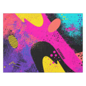 Abstracte kleurensplash in Retro Comic Style (3) Tafelkleed (Voorkant (Horizontaal))