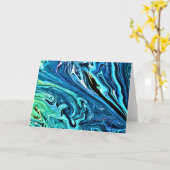 Abstracte kleurenstudie 101, kaart (Gele Bloem)