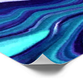 Abstracte kleurenstudie 102; poster (Hoek)