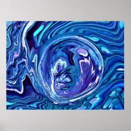 Abstracte kleurenstudie 102; poster