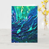 Abstracte kleurenstudie 103, kaart (Gele Bloem)