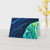 Abstracte kleurenstudie 105, kaart (Gele Bloem)