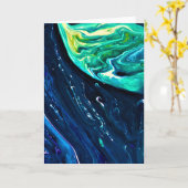 Abstracte kleurenstudie 105, kaart (Gele Bloem)