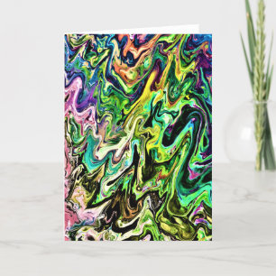 Abstracte kleurenstudie 106, kaart