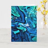 Abstracte kleurenstudie 107, kaart (Gele Bloem)