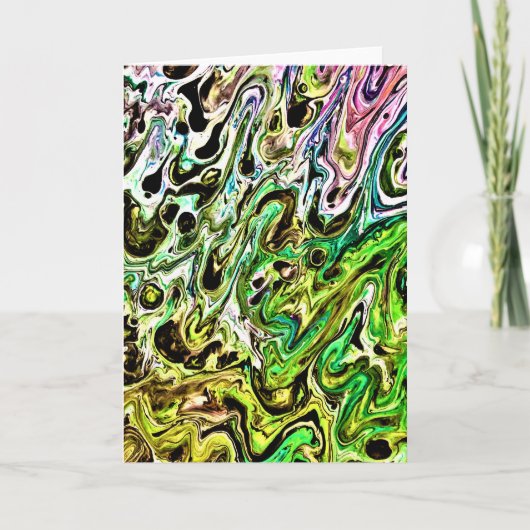 Abstracte kleurenstudie 108, kaart (Voorkant)