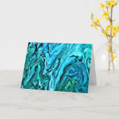 Abstracte kleurenstudie 111, kaart (Gele Bloem)