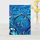 Abstracte kleurenstudie 112, kaart (Gele Bloem)