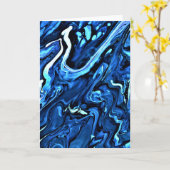Abstracte kleurenstudie 114, kaart (Gele Bloem)