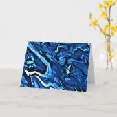 Abstracte kleurenstudie 114, kaart (Gele Bloem)