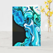 Abstracte kleurenstudie 115, kaart (Gele Bloem)