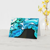 Abstracte kleurenstudie 115, kaart (Gele Bloem)