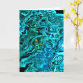 Abstracte kleurenstudie 117, kaart (Gele Bloem)