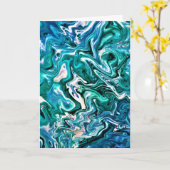 Abstracte kleurenstudie 119, kaart (Gele Bloem)