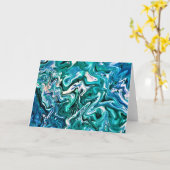 Abstracte kleurenstudie 119, kaart (Gele Bloem)