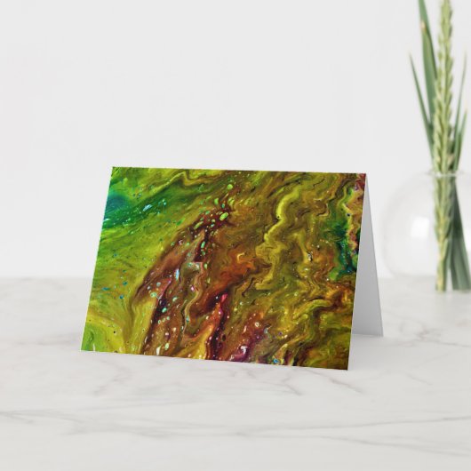 Abstracte kleurenstudie 11, kaart (Voorkant)