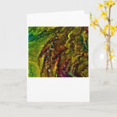 Abstracte kleurenstudie 11, kaart (Gele Bloem)