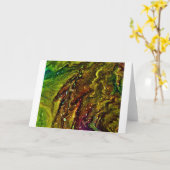 Abstracte kleurenstudie 11, kaart (Gele Bloem)