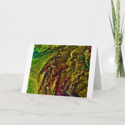 Abstracte kleurenstudie 11, kaart (Voorkant)